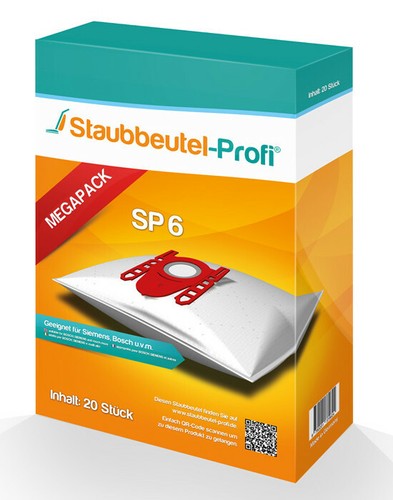 Staubsaugerbeutel sp6 - 20,